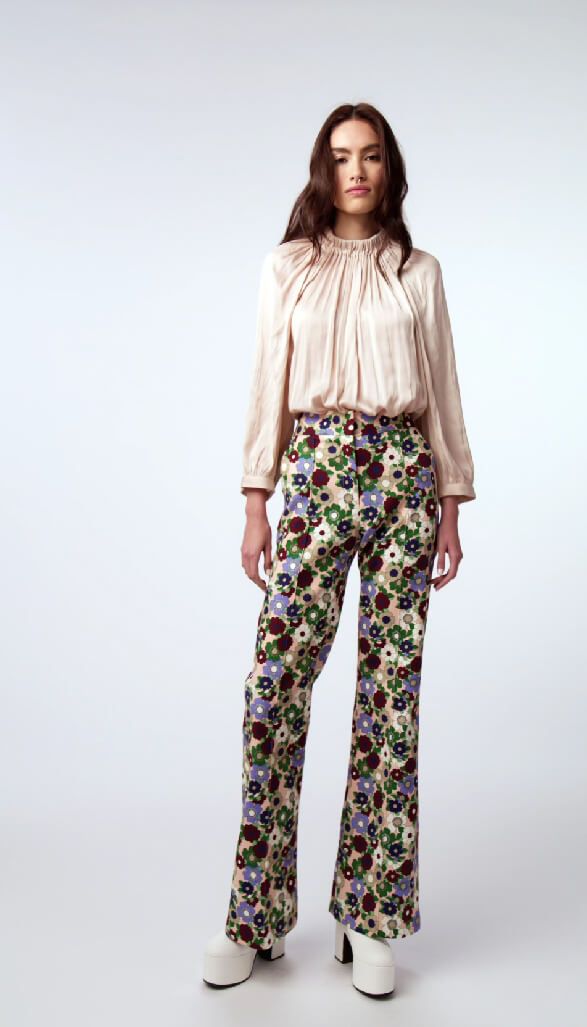Wide Leg Pintuck Trouser sold by Smythe product image thumbnail 3