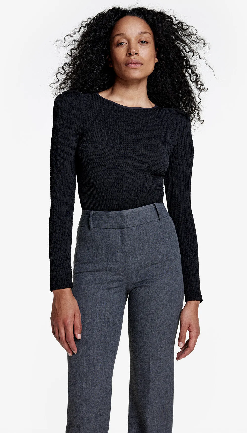 Jewel Neck Top sold by Smythe