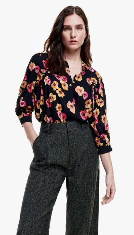 Shirred Pocket Blouse sold by Smythe