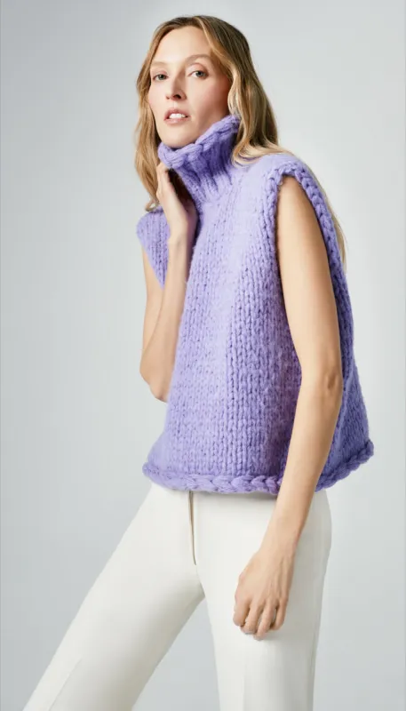 Handknit Sleeveless Turtleneck sold by Smythe