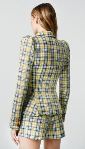 Pouf Sleeve One Button Blazer sold by Smythe