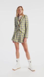 Pouf Sleeve One Button Blazer sold by Smythe