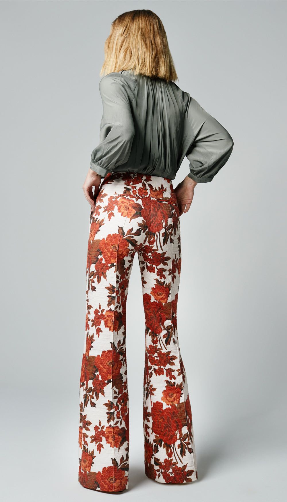 Wide Leg Pintuck Trouser sold by Smythe product image thumbnail 3