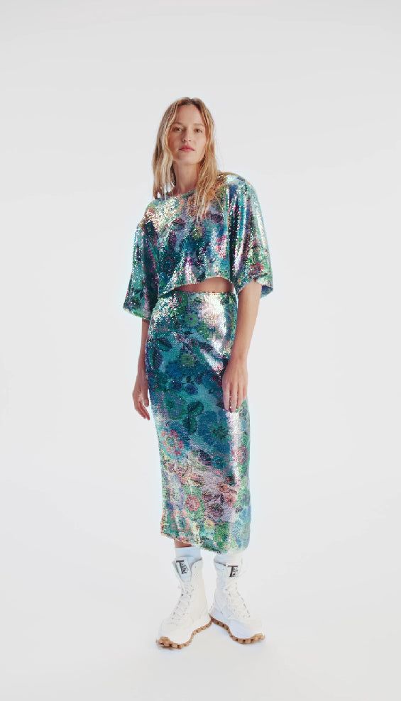 Pull On Sequin Skirt sold by Smythe product image thumbnail 4