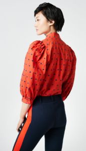 Embroidered Dot Frontier Blouse sold by Smythe