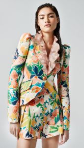 Exclusive Pouf Sleeve One Button Blazer sold by Smythe