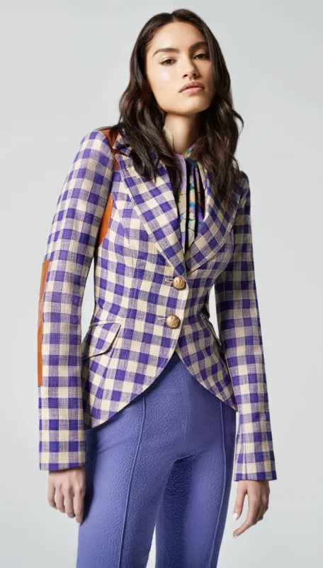 Rifle-Patch Equestrian Blazer w/ Rectangle Patch sold by Smythe