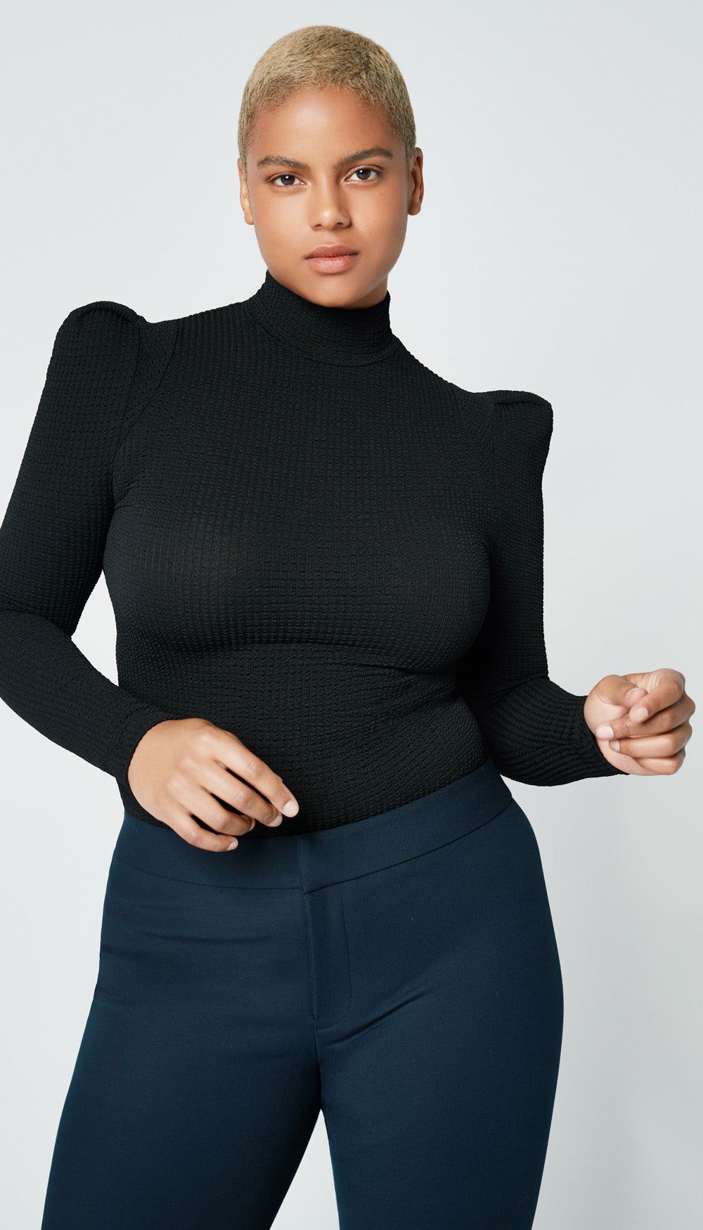 Box Pleat Knit Top sold by Smythe