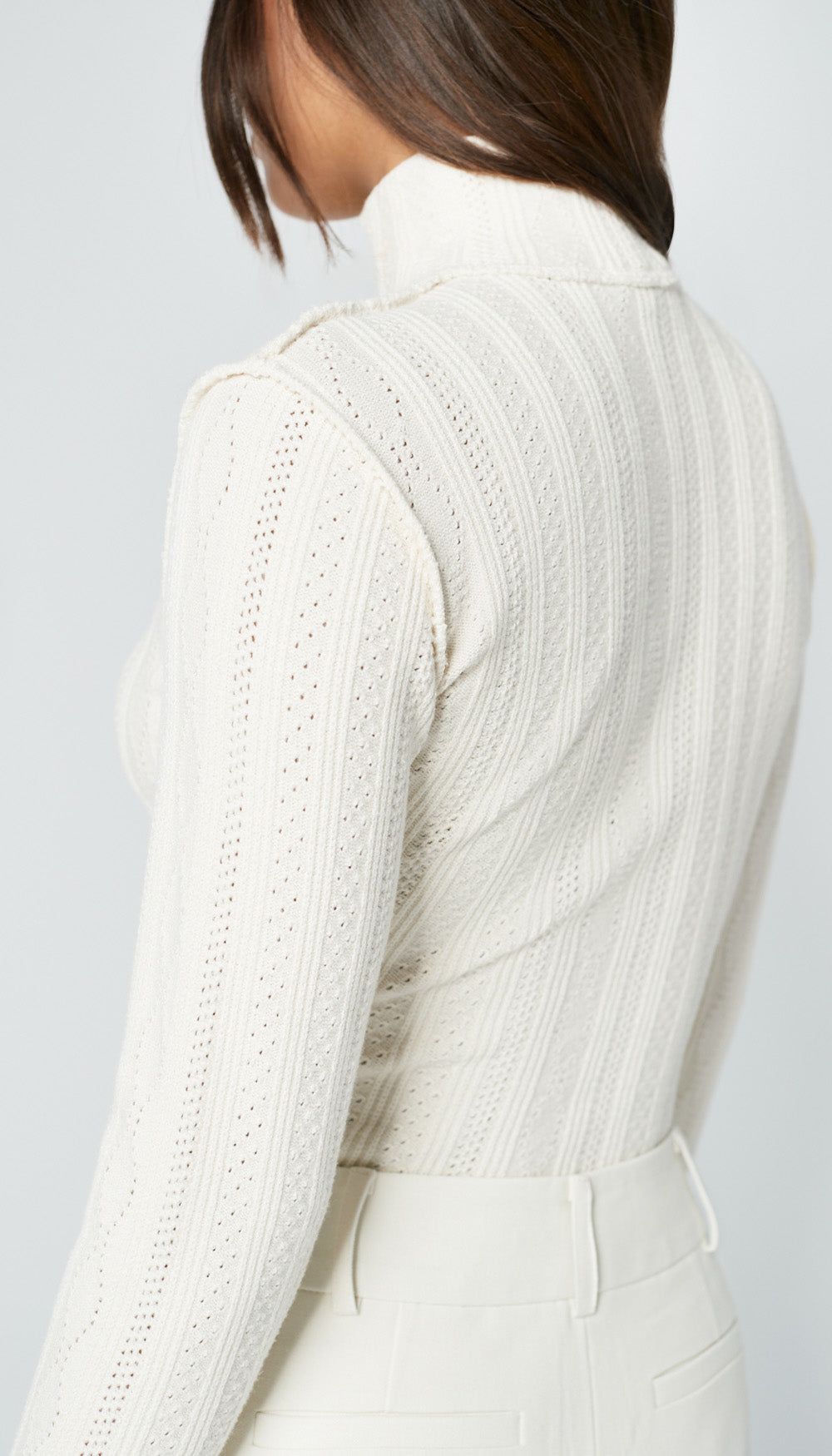 Pointelle Knit Turtleneck sold by Smythe product image thumbnail 2