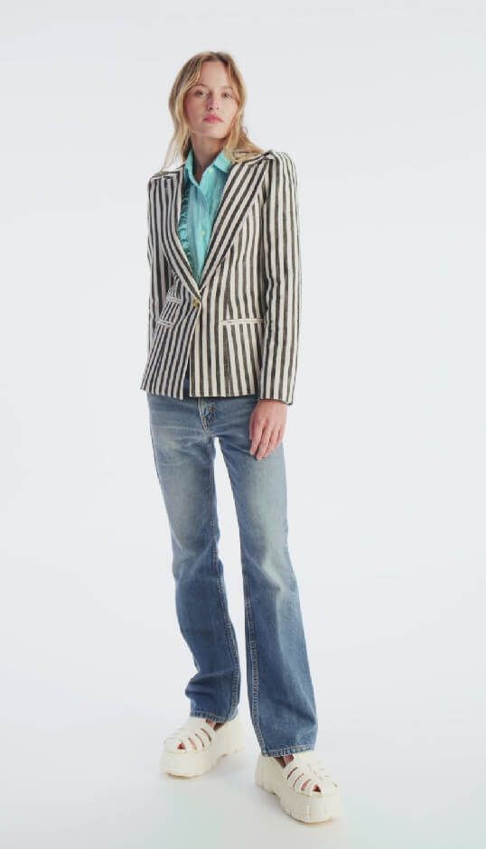 Box Pleat Blazer sold by Smythe product image thumbnail 3