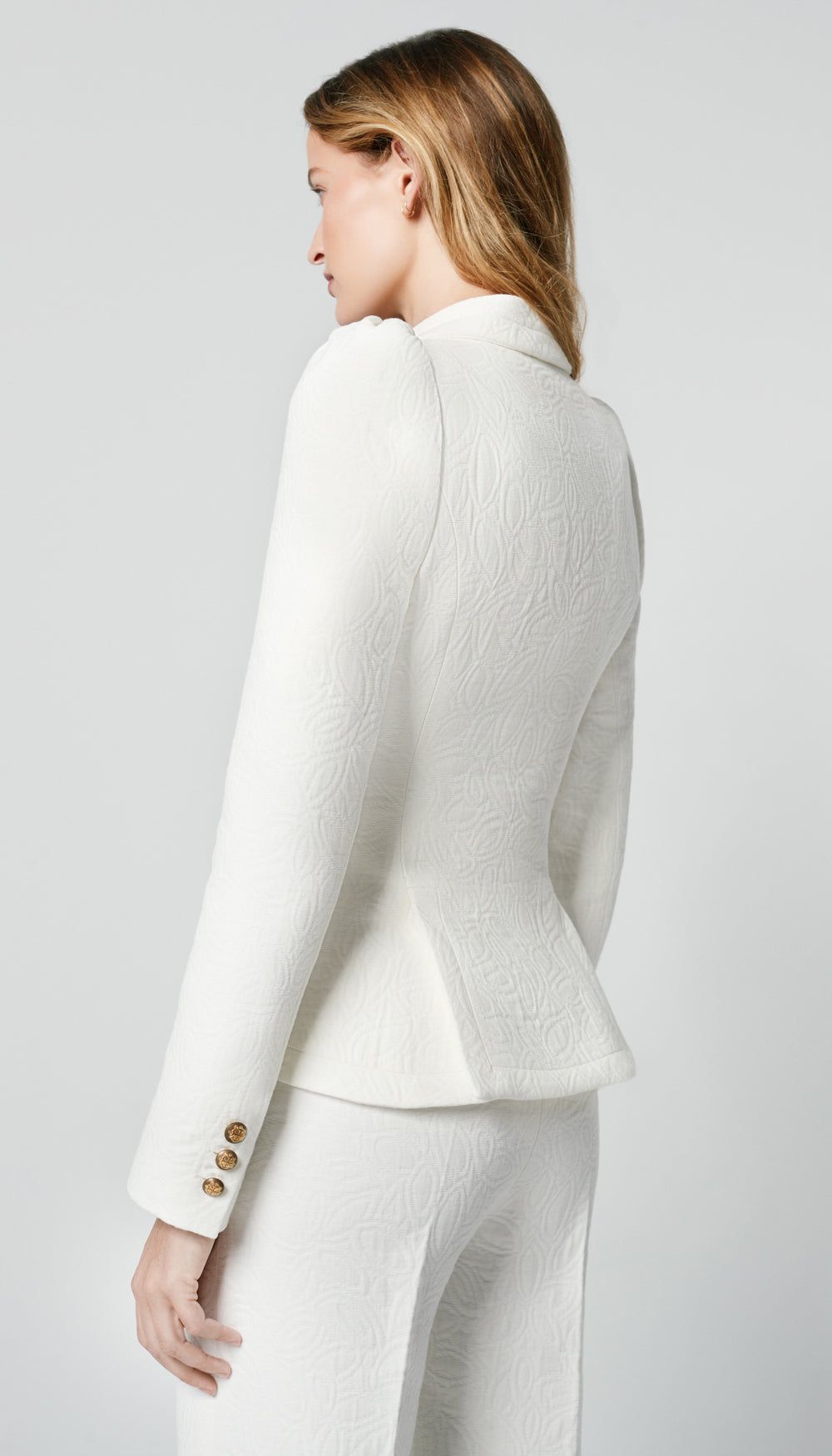 Taped Pouf Slv One Button Blazer sold by Smythe product image thumbnail 2