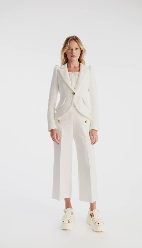 Taped Pouf Slv One Button Blazer sold by Smythe product image thumbnail 3