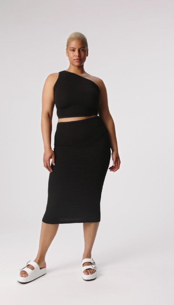 Rib Midi Skirt sold by Smythe product image thumbnail 4