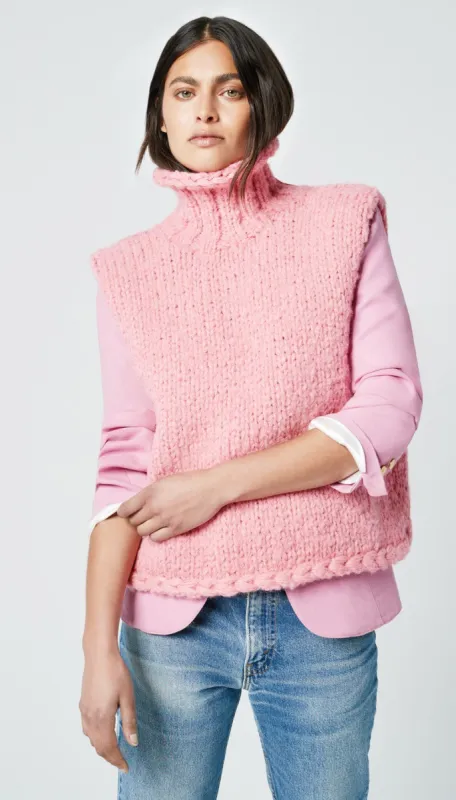 Handknit Sleeveless Turtleneck sold by Smythe
