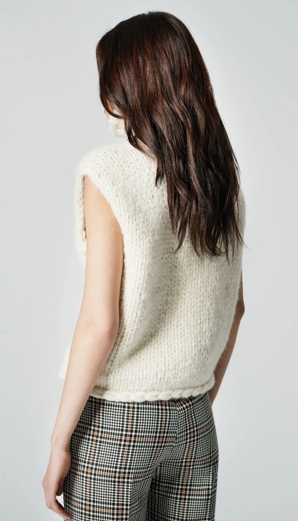 Handknit Sleeveless Turtleneck sold by Smythe product image thumbnail 2