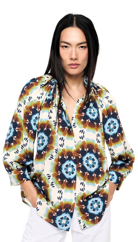 Exclusive Gathered Blouse sold by Smythe