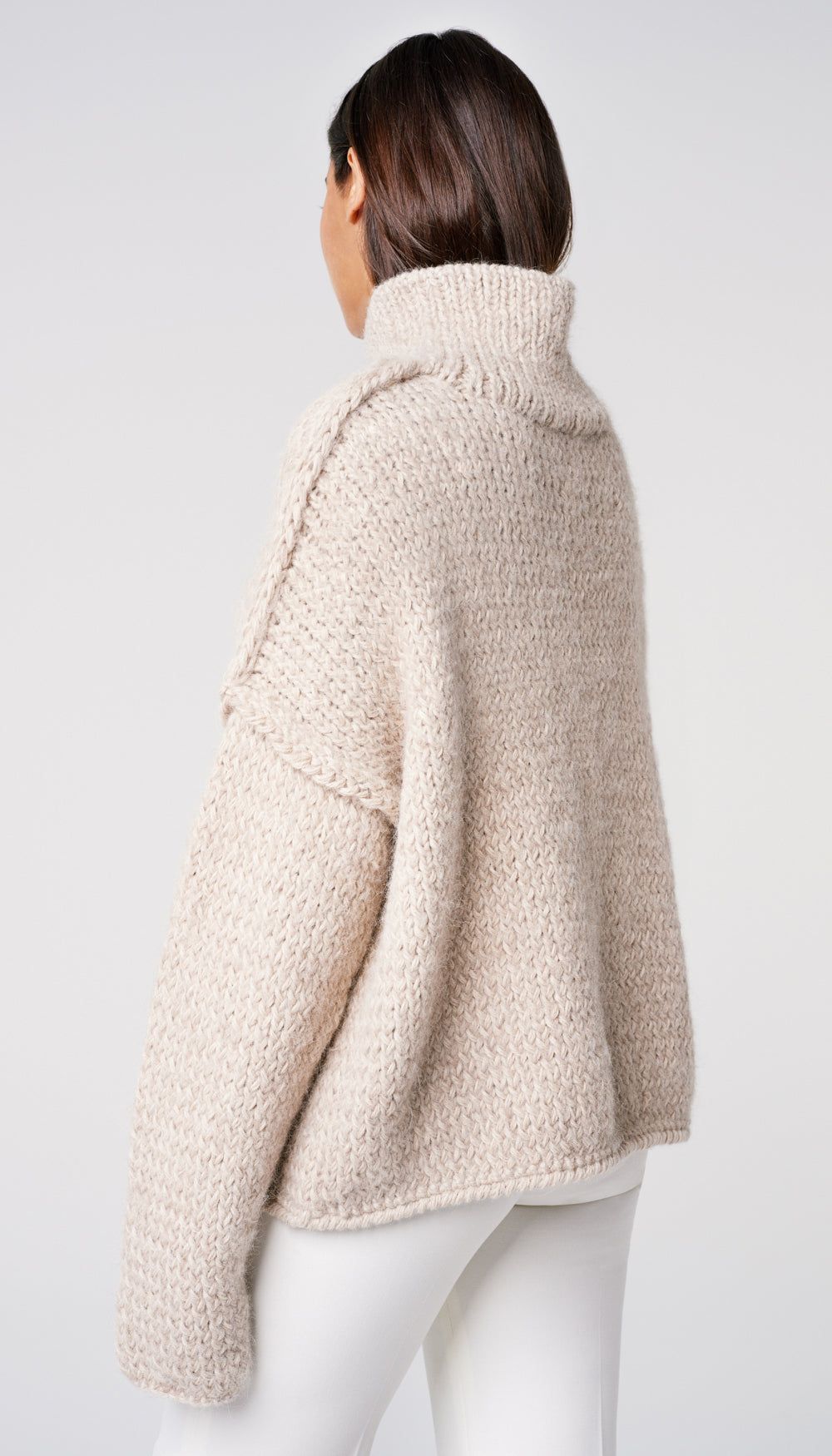 Reverse Seam Turtleneck Sweater sold by Smythe product image thumbnail 3