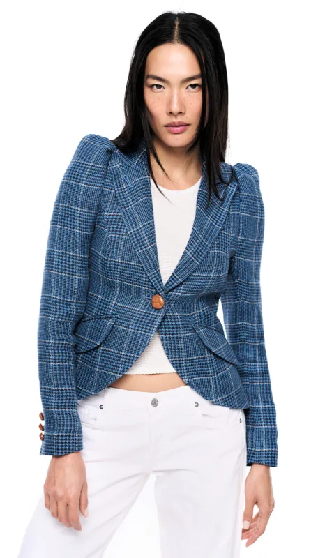 Exclusive Pouf Sleeve One Button Blazer sold by Smythe
