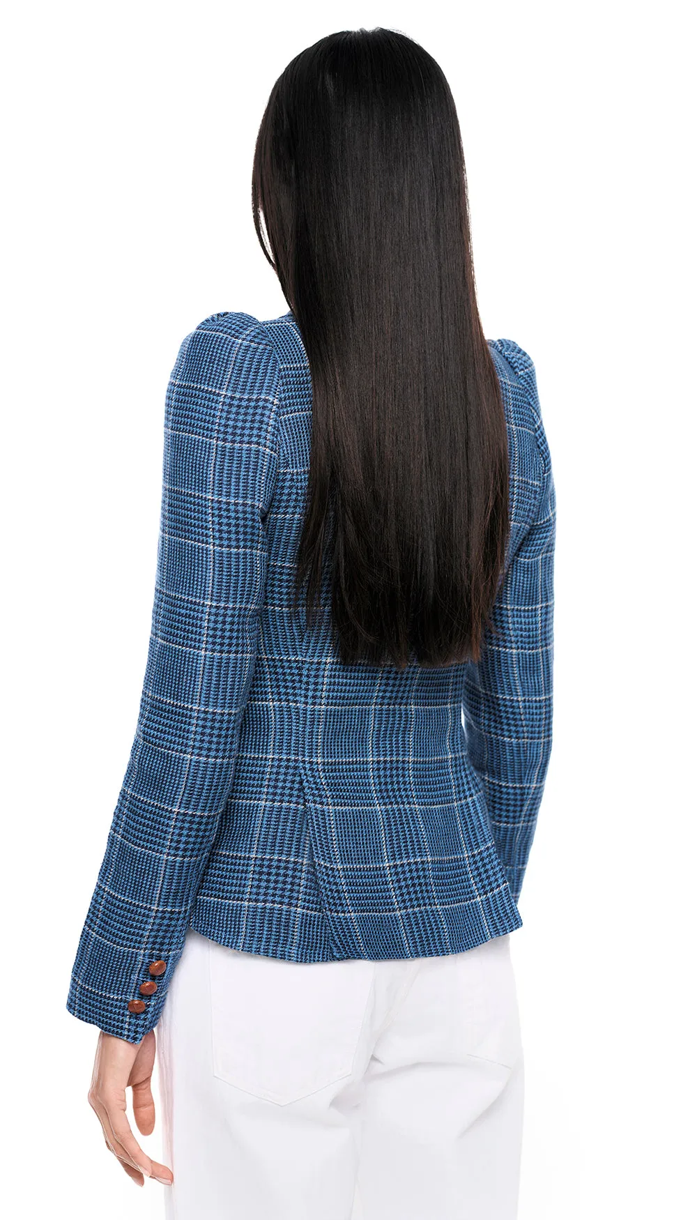 Exclusive Pouf Sleeve One Button Blazer sold by Smythe product image thumbnail 2