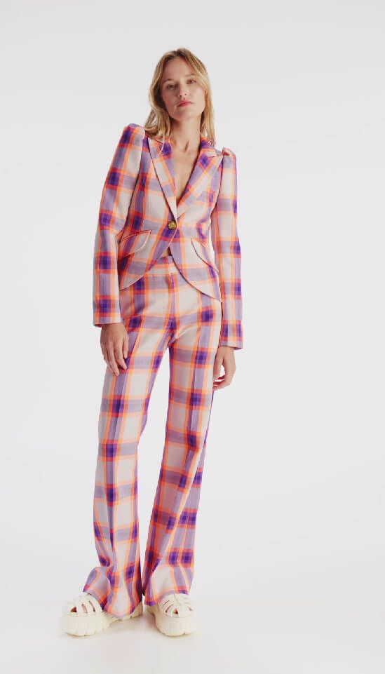 Pouf Sleeve One Button Blazer sold by Smythe product image thumbnail 4