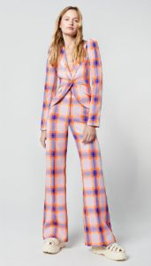 Pouf Sleeve One Button Blazer sold by Smythe
