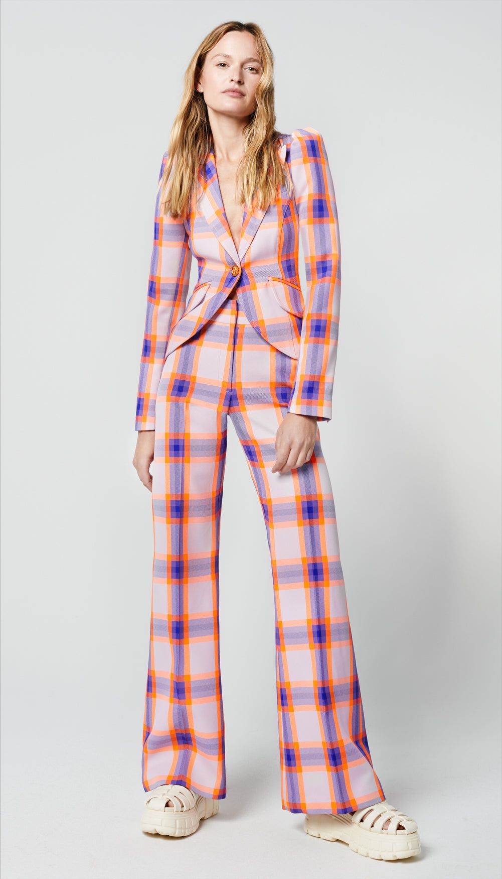 Pouf Sleeve One Button Blazer sold by Smythe product image thumbnail 2