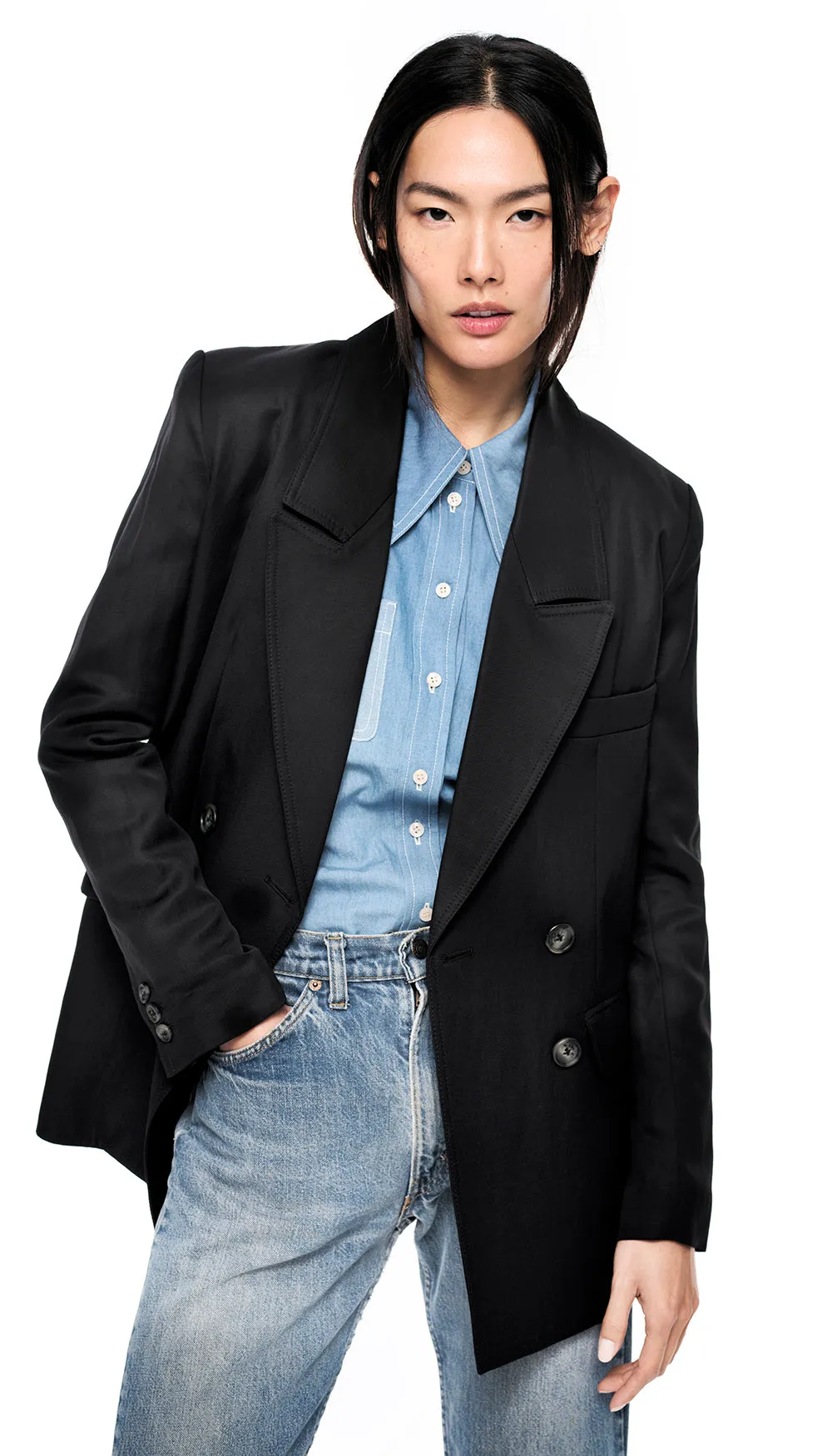 Oversized DB Blazer sold by Smythe product image thumbnail 3