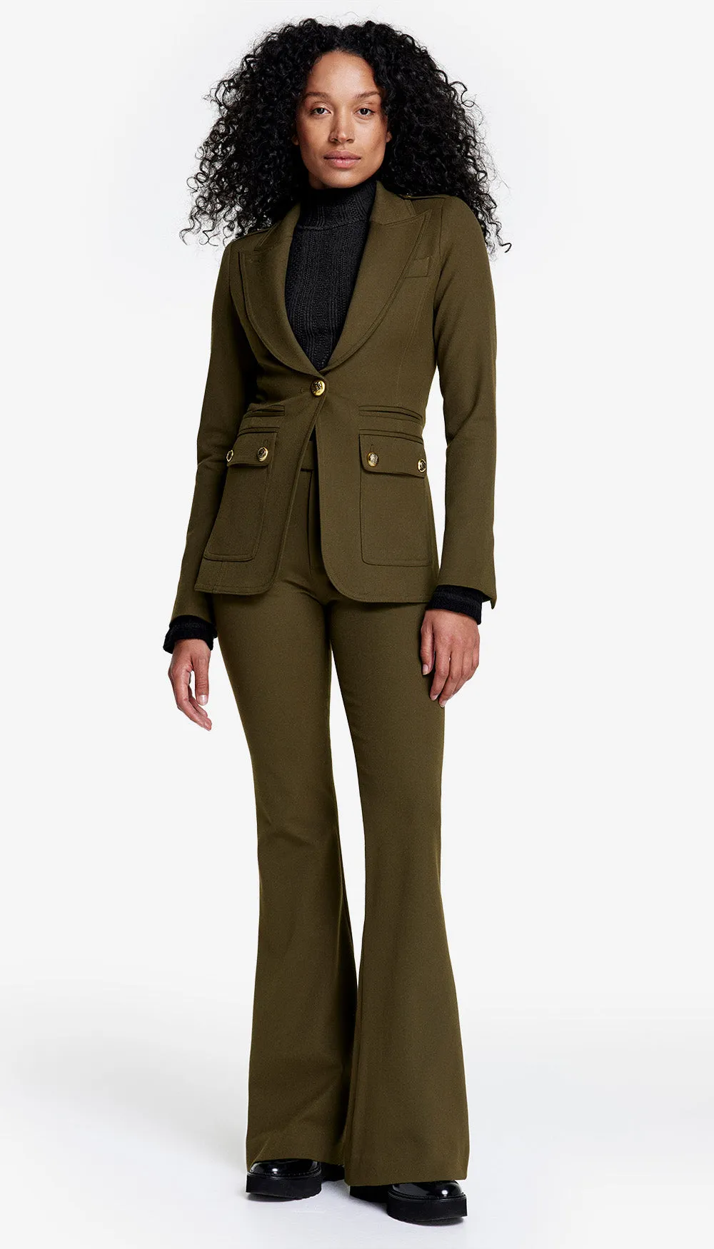 Military Peaked Lapel Blazer sold by Smythe product image thumbnail 2