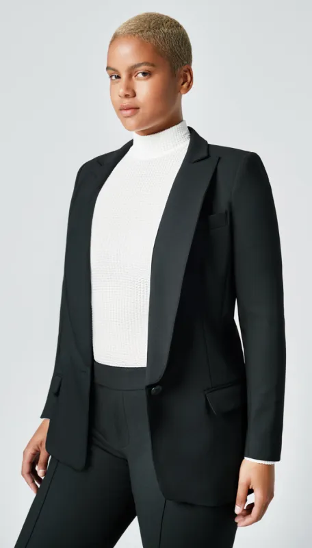 Long Notched Blazer sold by Smythe