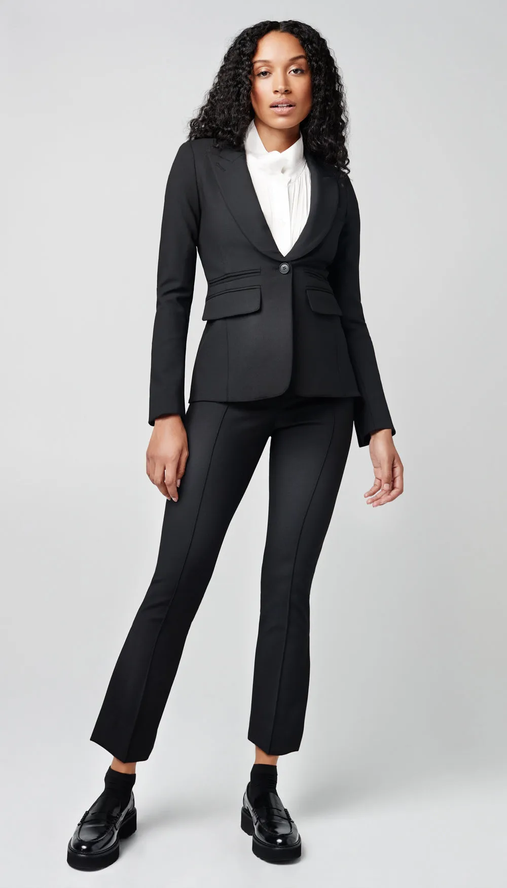 Peaked Lapel Blazer With Black Trim sold by Smythe product image thumbnail 4