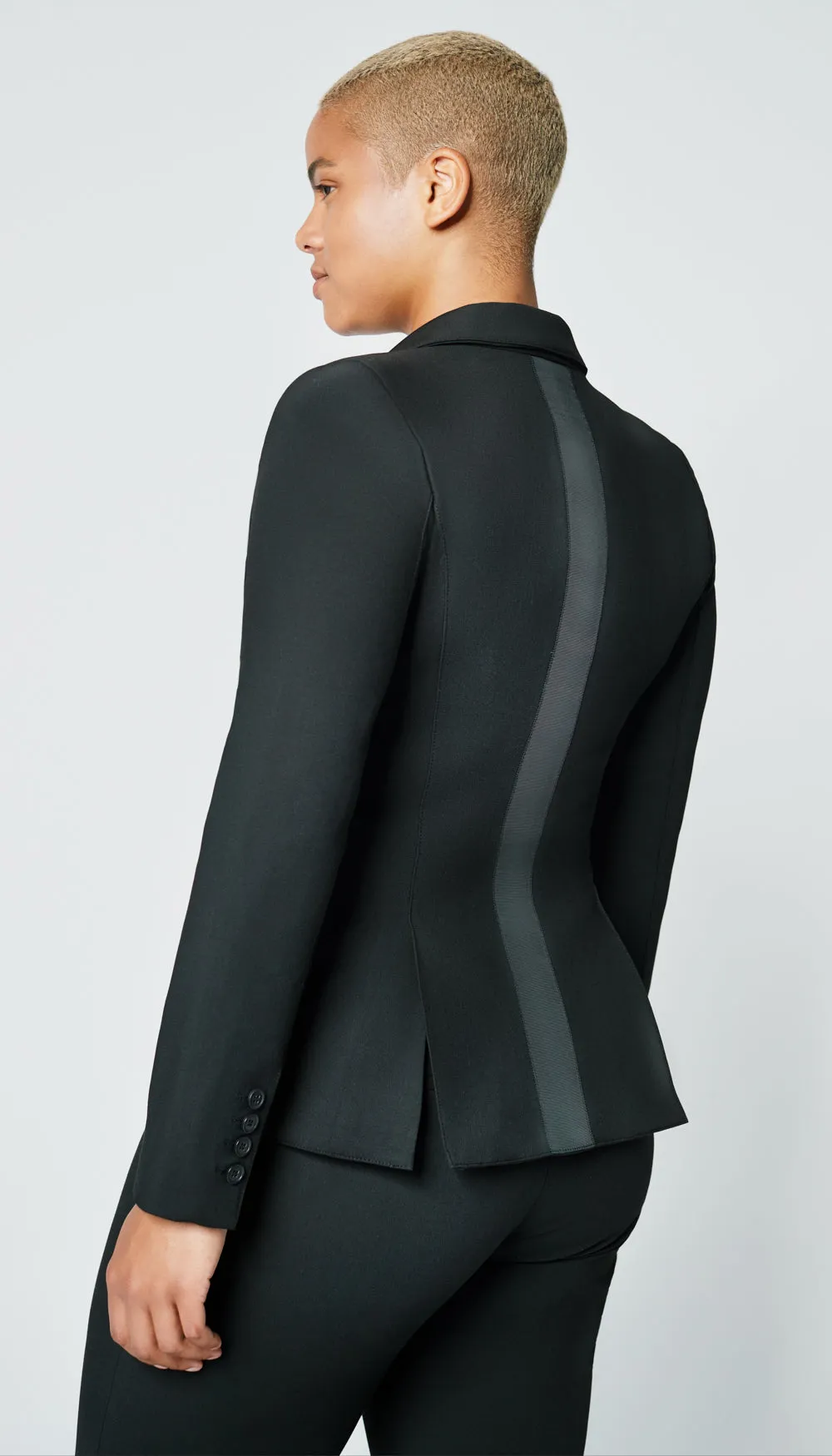 Peaked Lapel Blazer With Black Trim sold by Smythe product image thumbnail 5