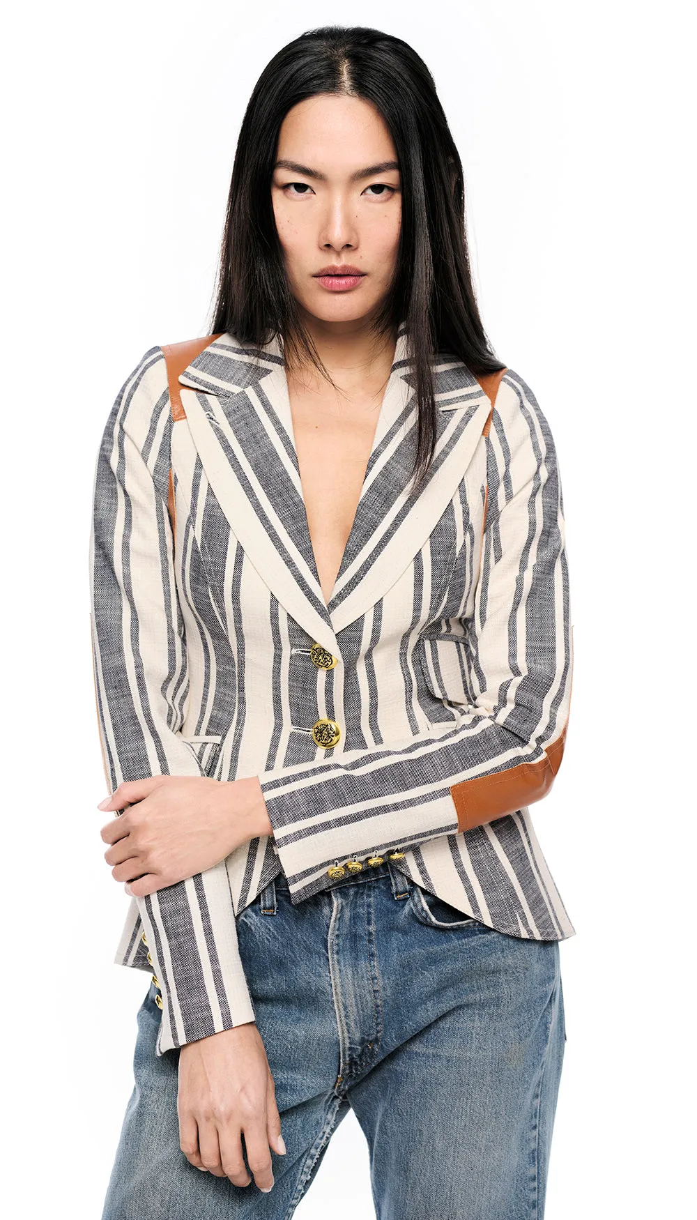 Rifle-Patch Equestrian Blazer sold by Smythe