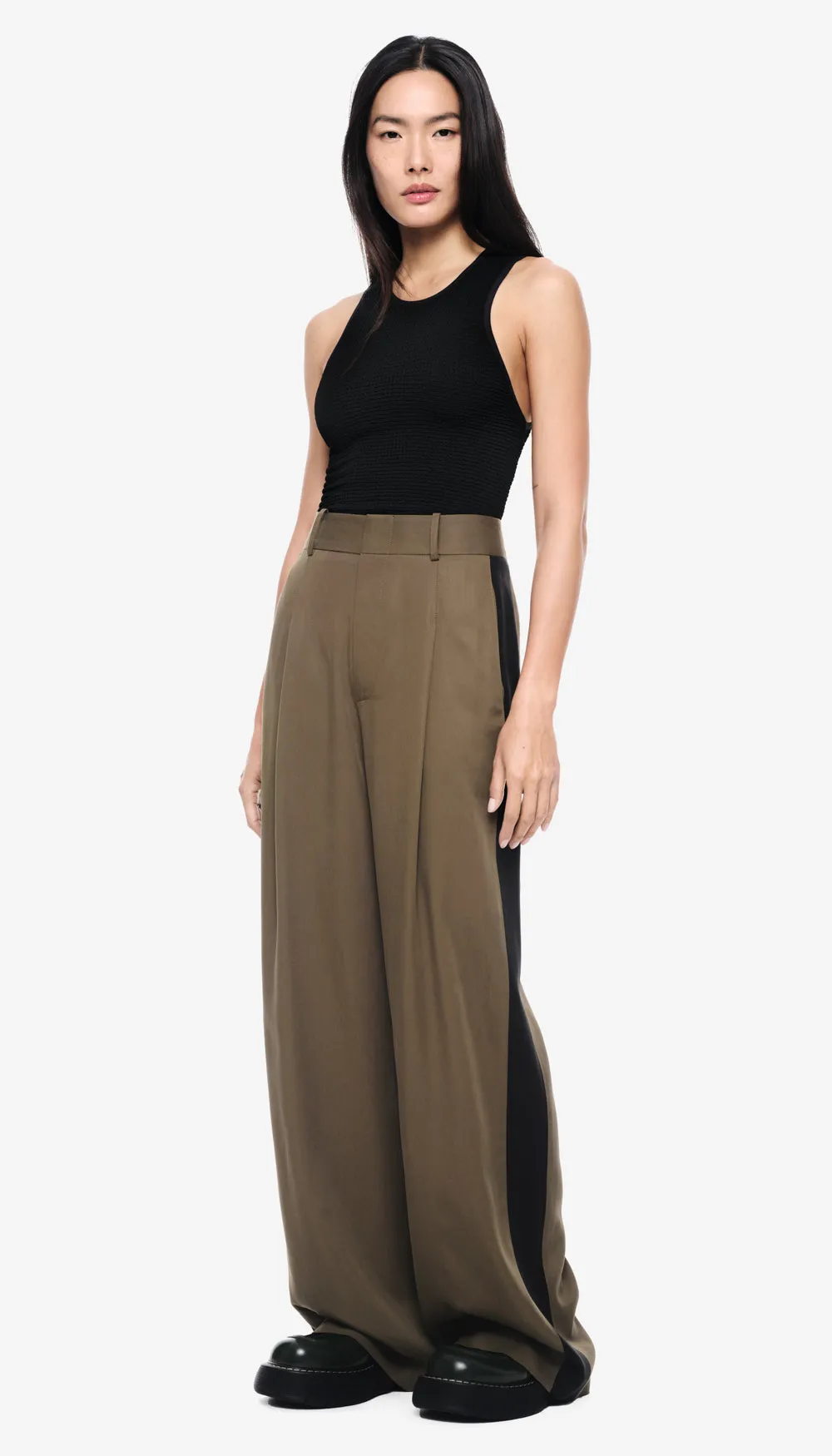 Tux Stripe Pleated Trouser sold by Smythe product image thumbnail 2