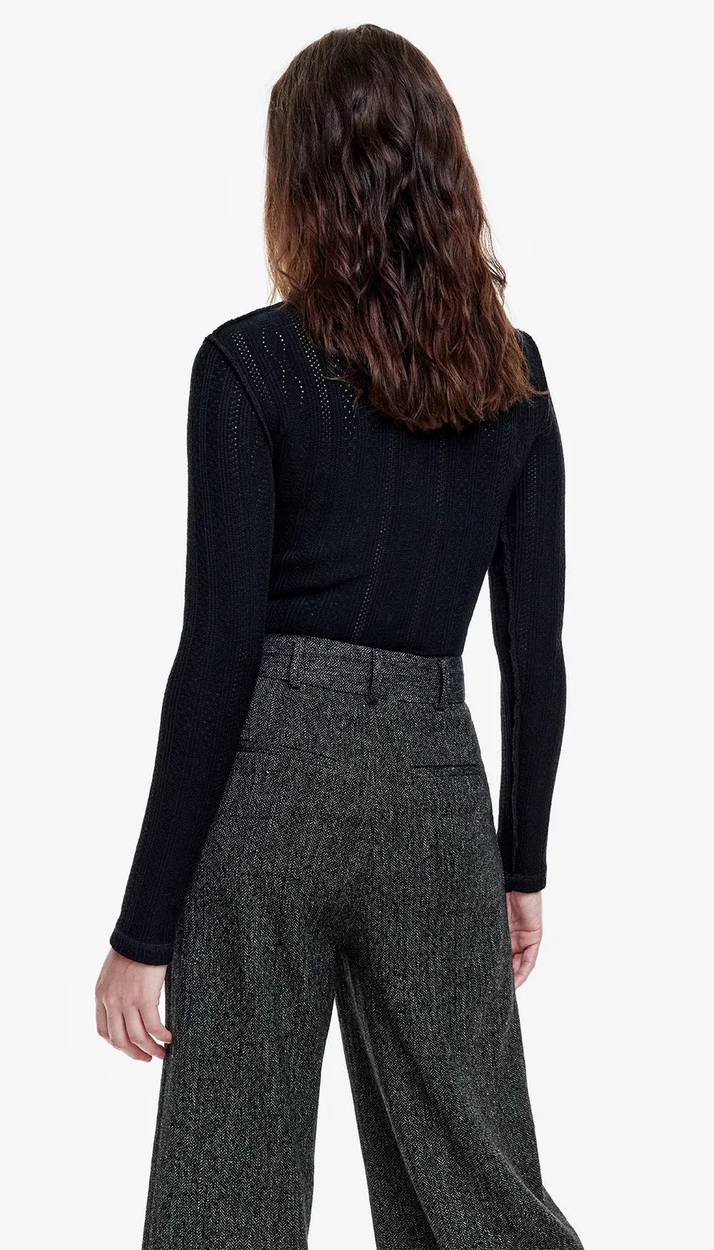 Pointelle Knit Turtleneck sold by Smythe product image thumbnail 2