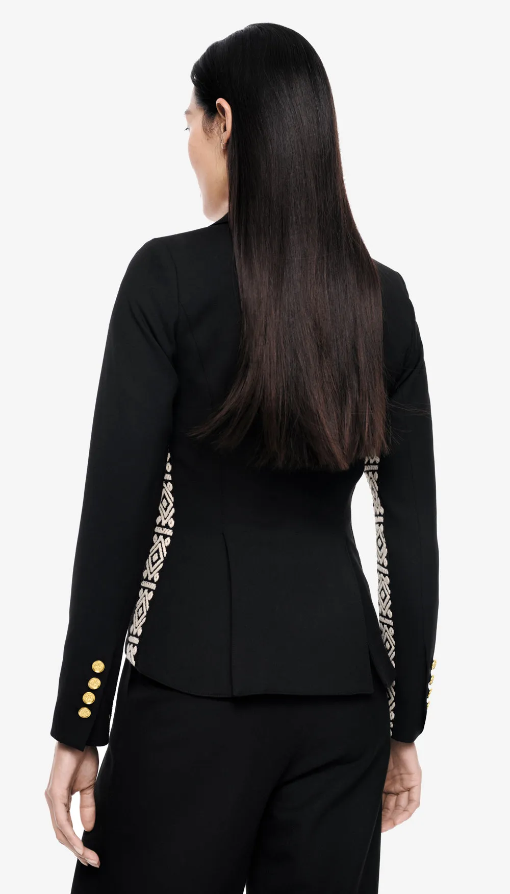 One Button Tux Stripe Blazer sold by Smythe product image thumbnail 3