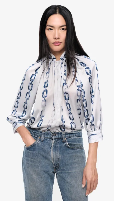 Gathered Blouse sold by Smythe