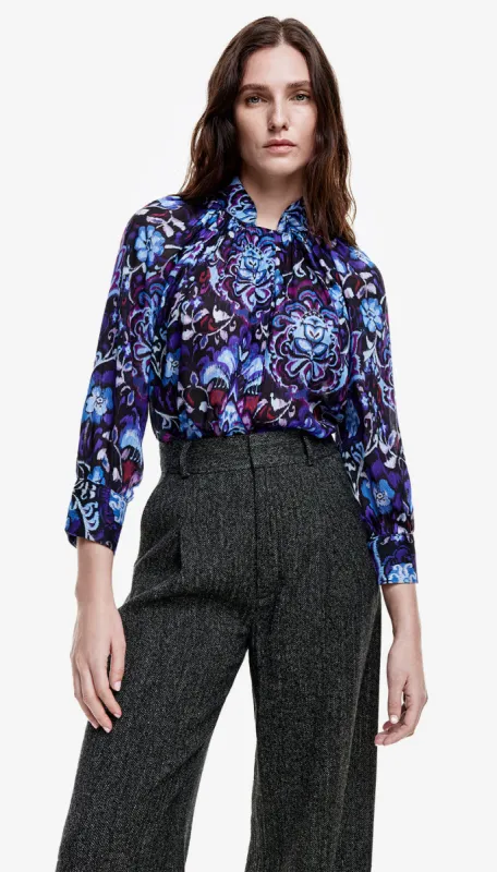 Gathered Blouse sold by Smythe