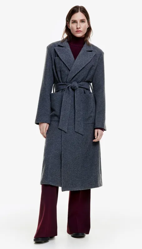 Belted Wrap Coat sold by Smythe