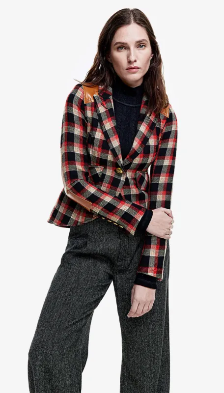 Rifle-Patch One Button Blazer sold by Smythe