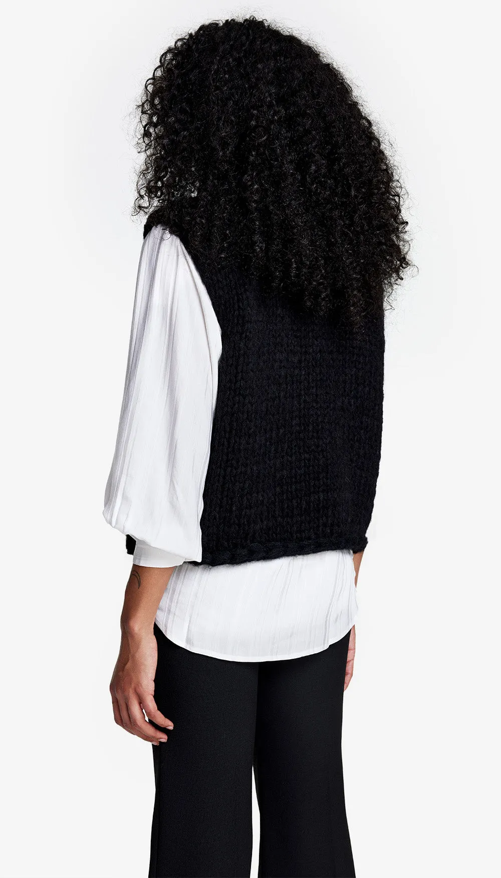 Handknit Sleeveless Turtleneck sold by Smythe product image thumbnail 2