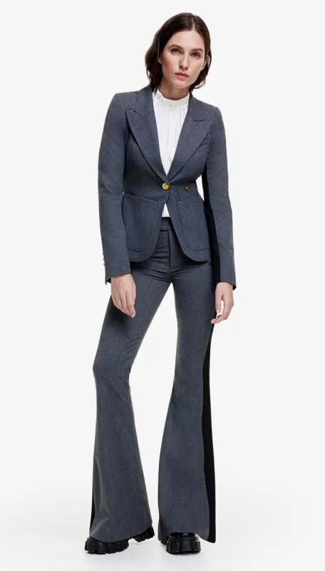 Tux Stripe Bootcut Pant sold by Smythe