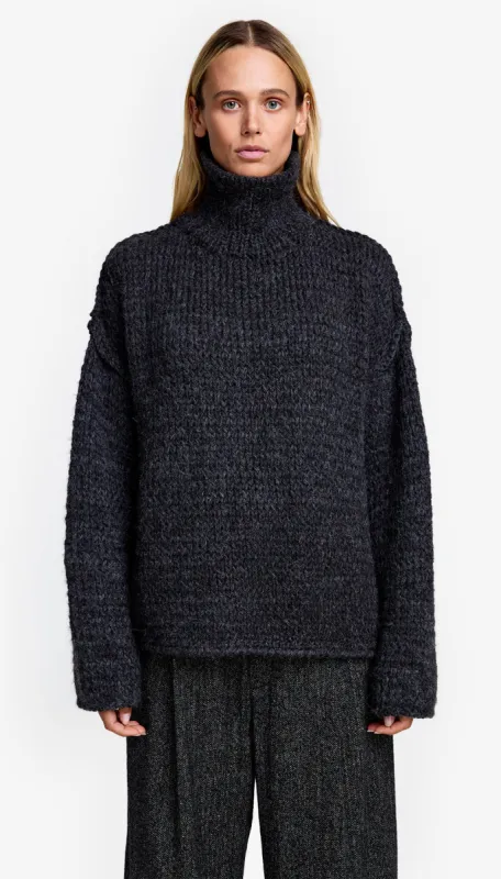 Reverse Seam Turtleneck Sweater sold by Smythe