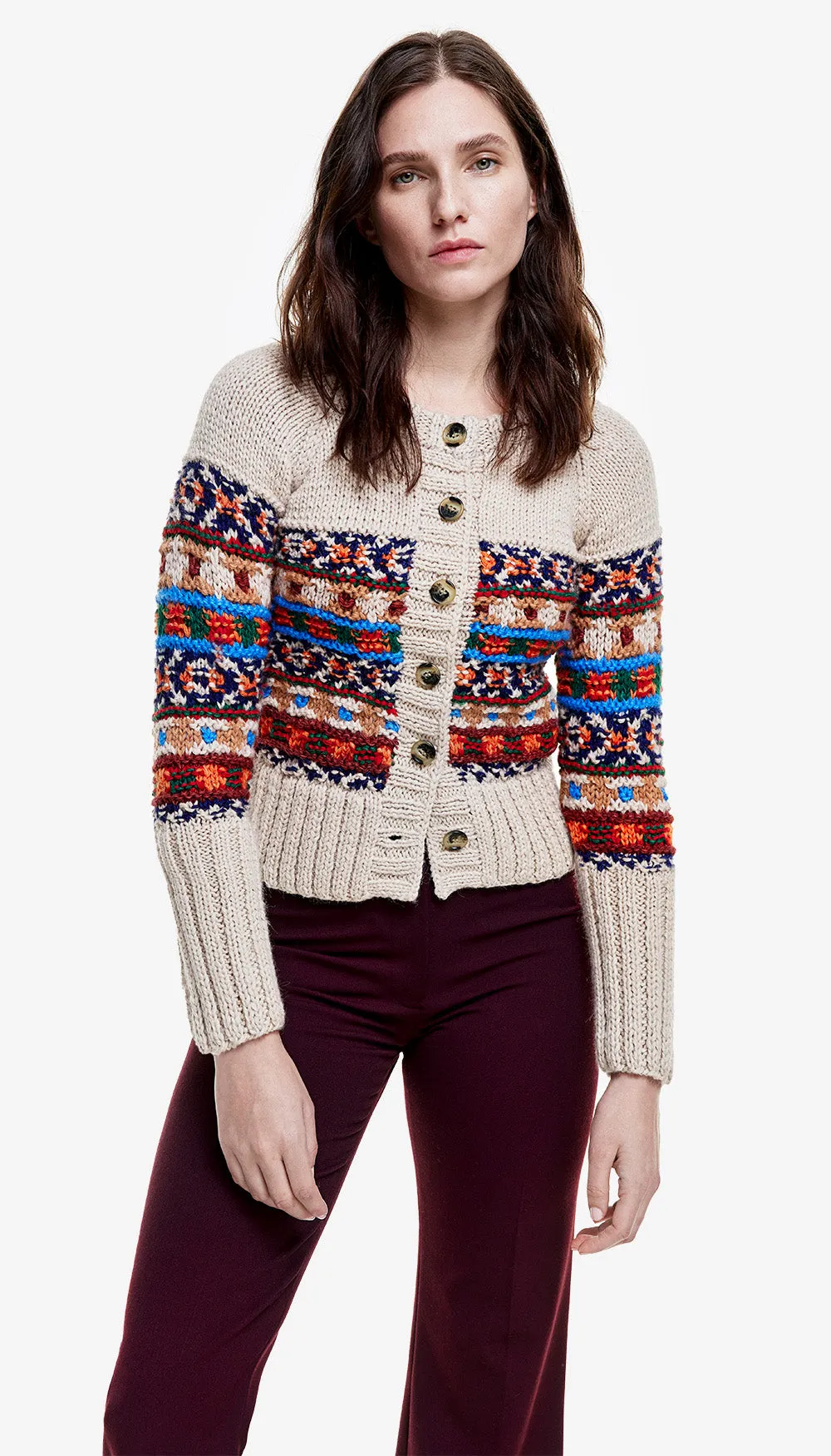 Handknit Granny Cardigan sold by Smythe