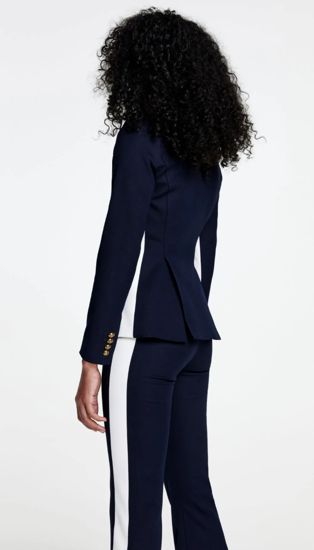 Patch Pocket Tux Stripe Blazer sold by Smythe product image thumbnail 5