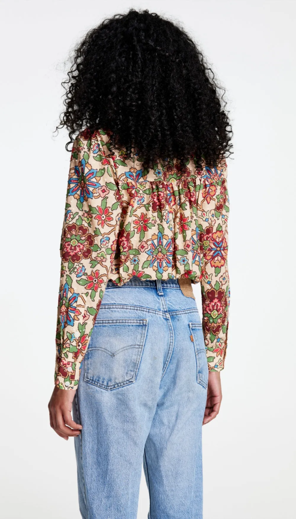 Classic Shirred Blouse sold by Smythe product image thumbnail 2
