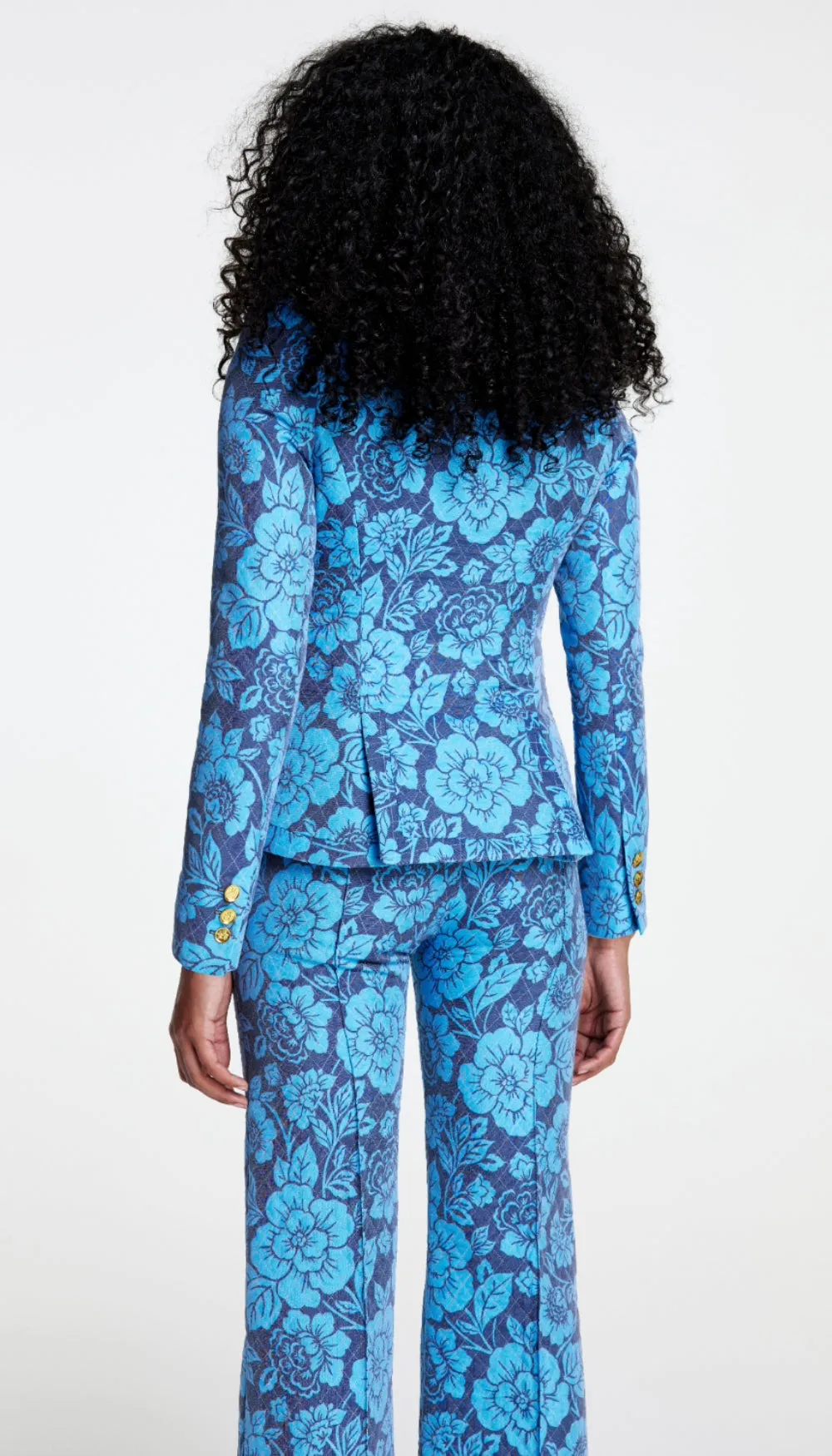 Taped Pouf Sleeve One Button Blazer sold by Smythe product image thumbnail 3