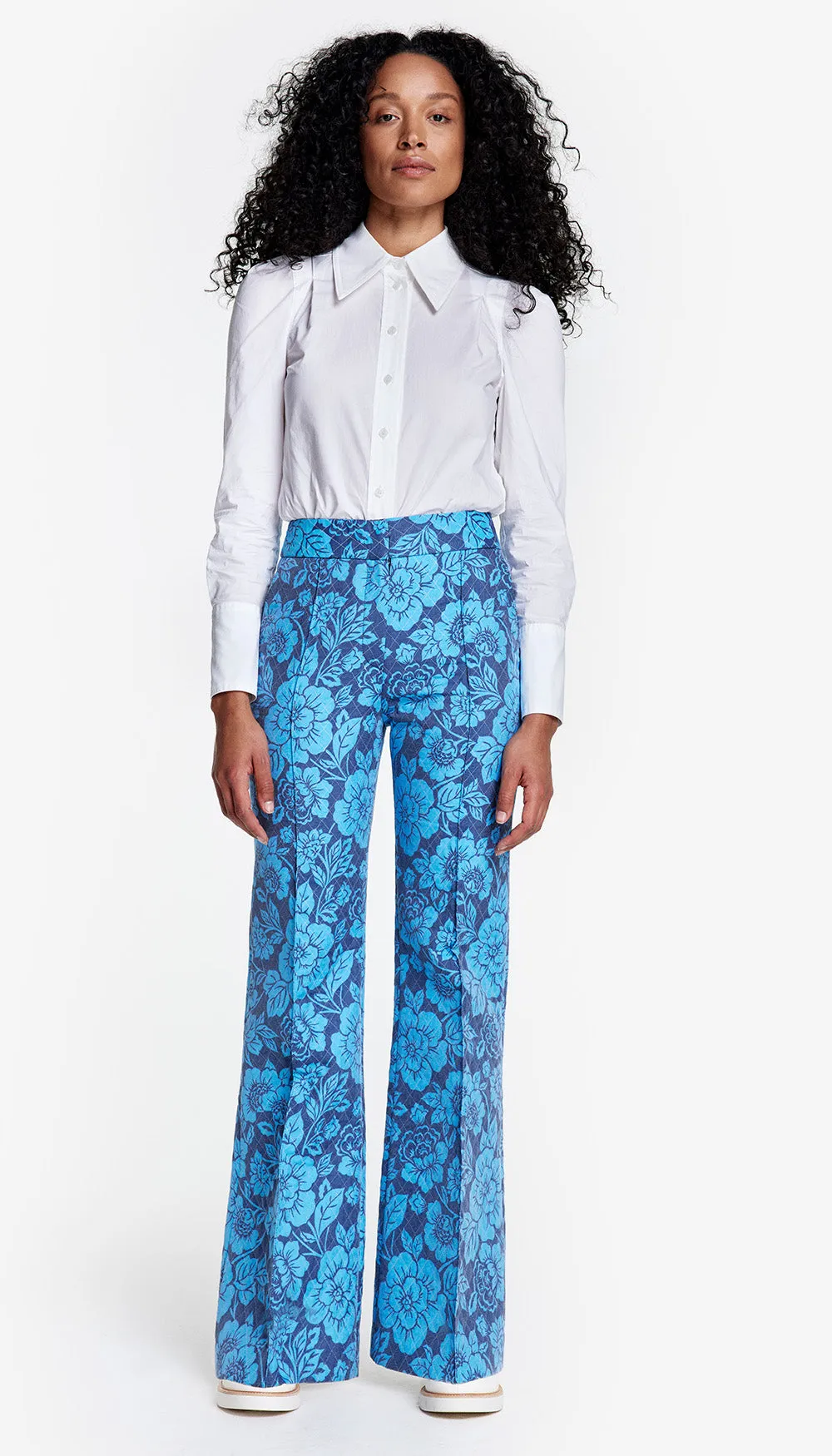 Wide Leg Pintuck Trouser sold by Smythe product image thumbnail 2