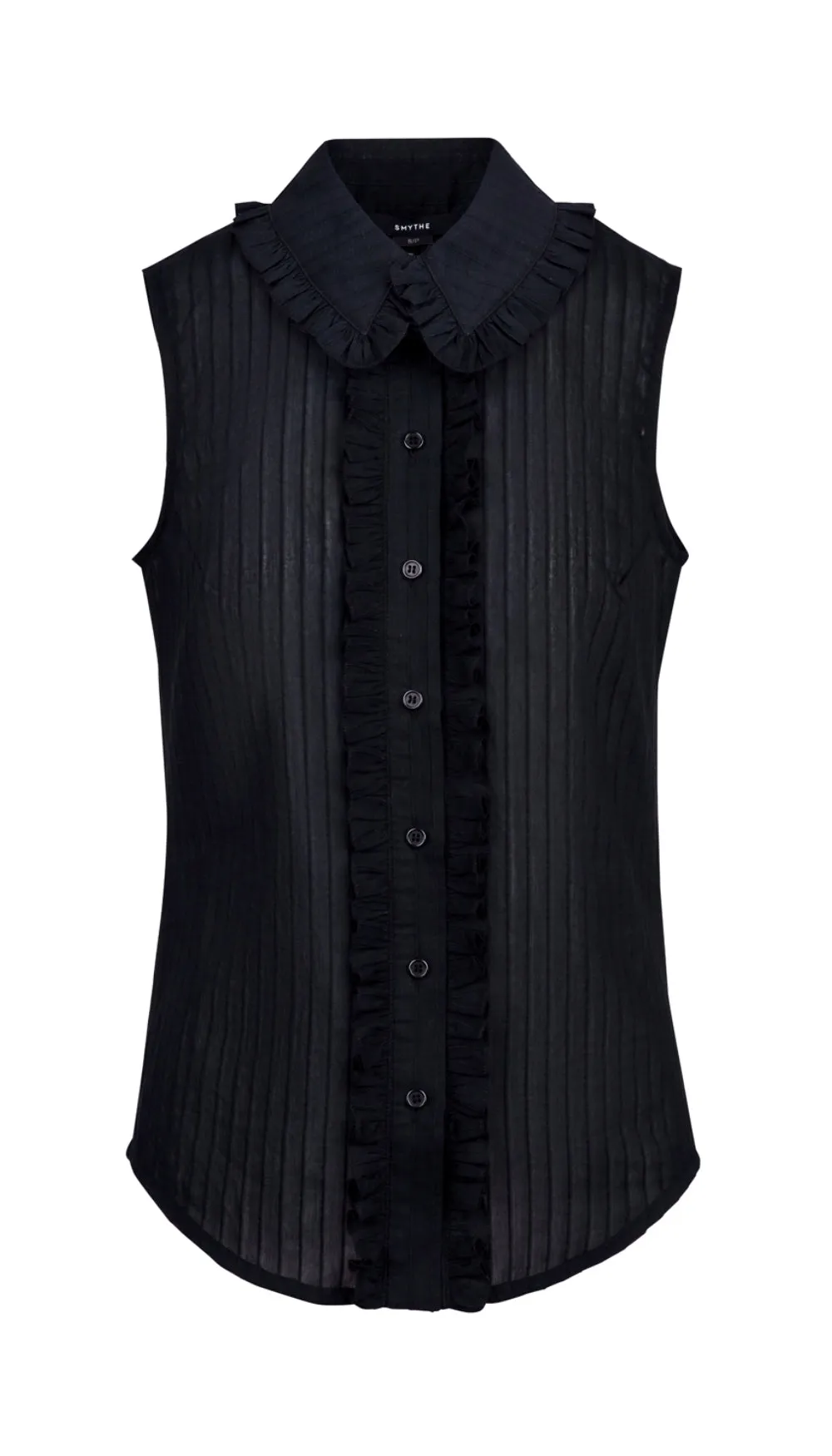 Sleeveless Ruffle Trim Shirt sold by Smythe product image thumbnail 3