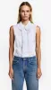 Sleeveless Ruffle Trim Shirt sold by Smythe