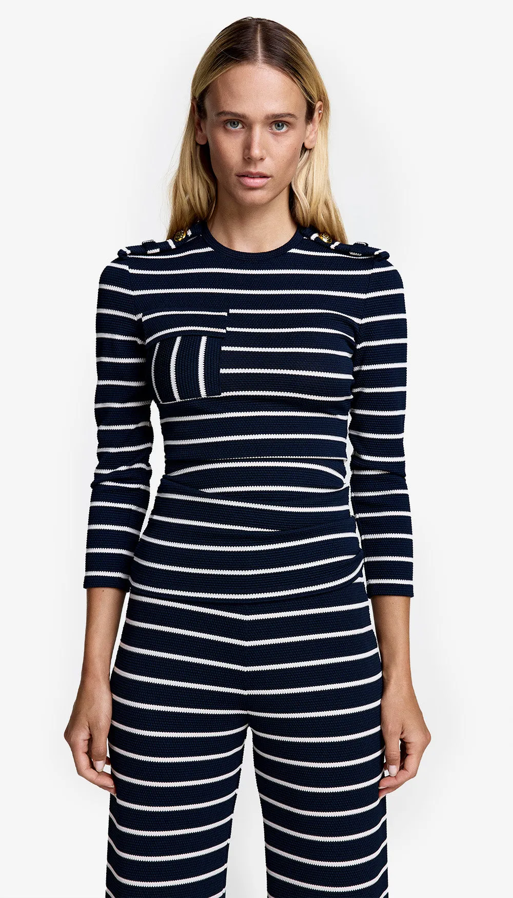Nautical Knit Top sold by Smythe product image thumbnail 2